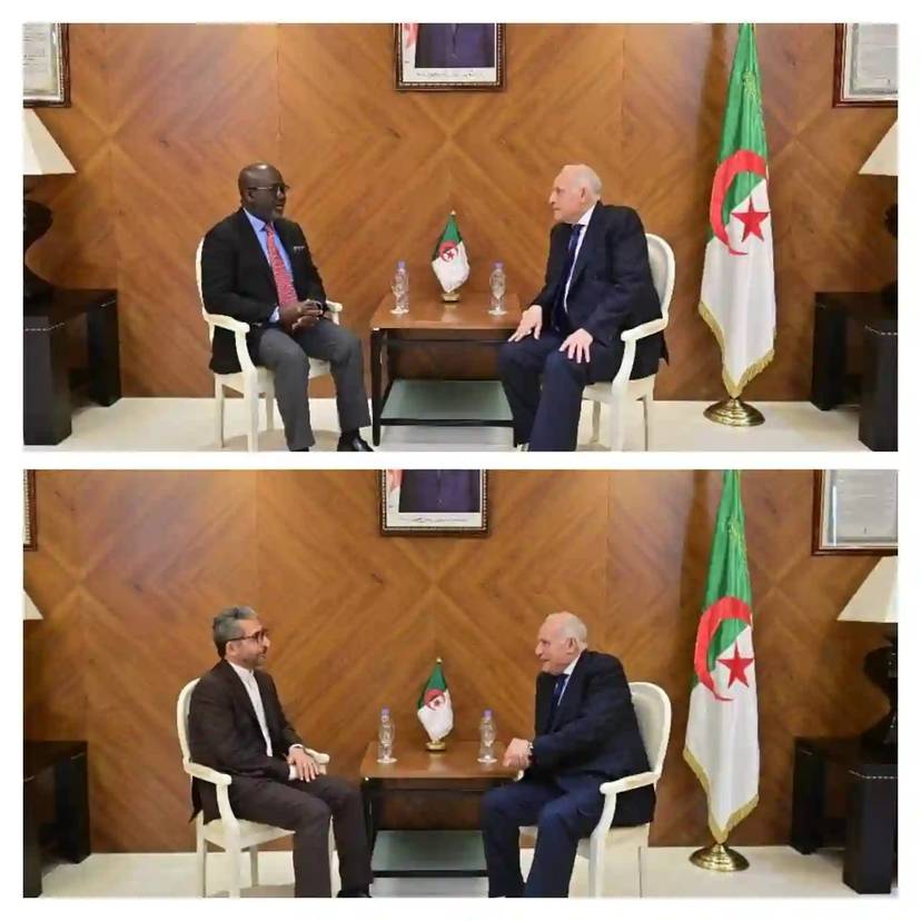 Le Ministre Attaf reçoit les nouveaux ambassadeurs ghanéen et iranien accrédités en Algérie