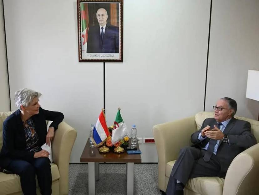 M. Belani reçoit l'Ambassadeur des Pays-Bas à Alger